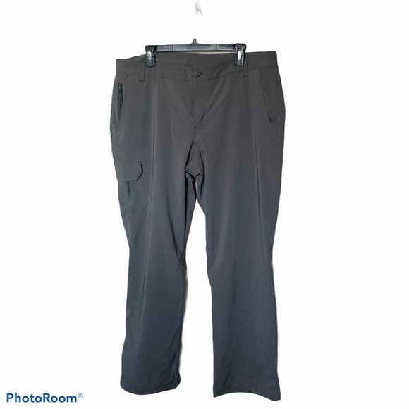 Eddie Bauer Gray Fleece-Lined Pants Size 16 - Picture 2 of 9